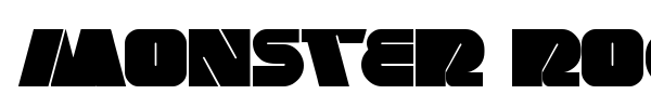 Monster Rock font preview